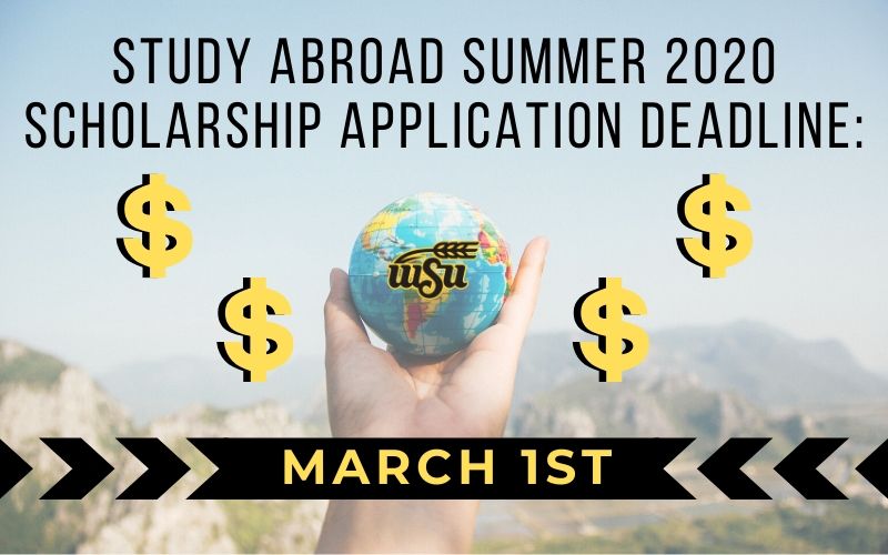 Study abroad summer 2020 scholarship application deadline