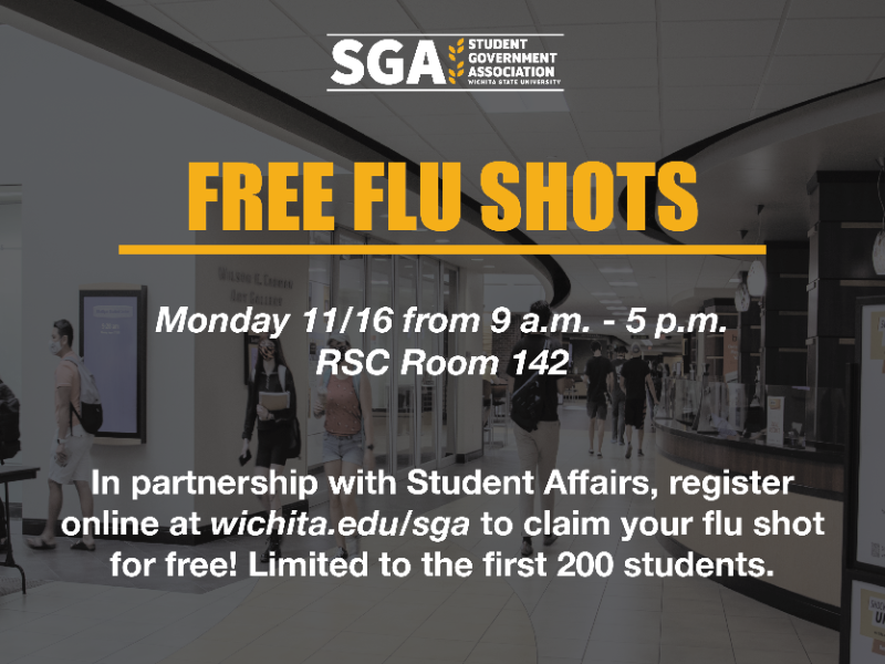 Free flu shots for students
