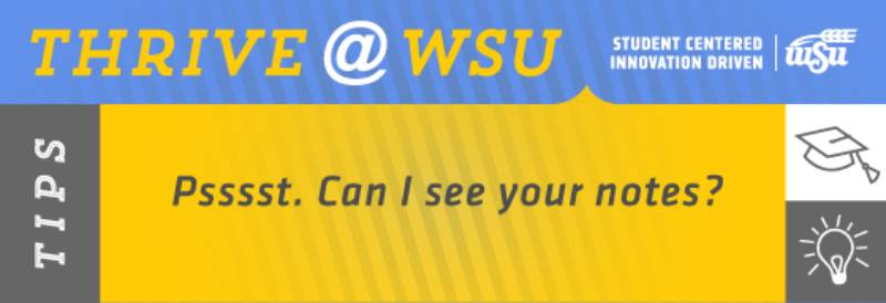 Pssst. Can I see your notes?