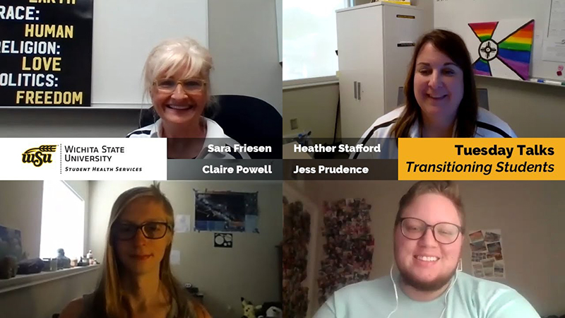 Sara Friesen, Heather Stafford, Claire Powell, Jess Prudence Tuesday Talks: Transitioning Students