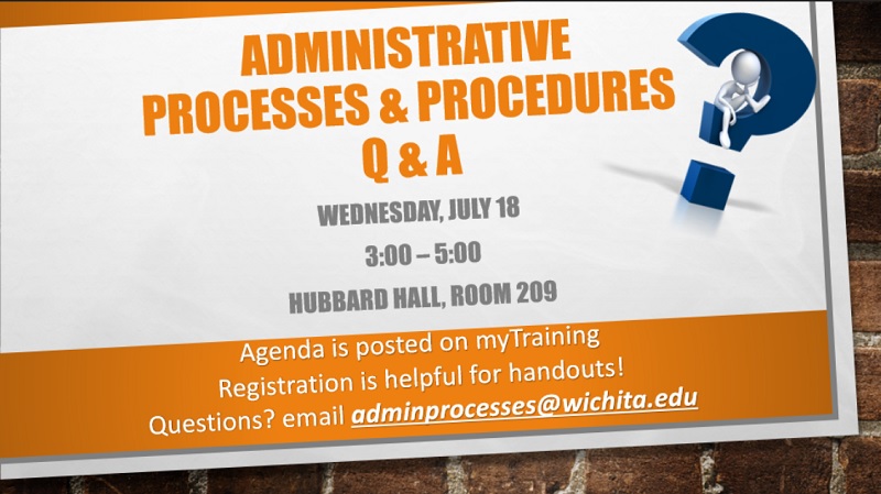 Administrative Processes and Procedures
