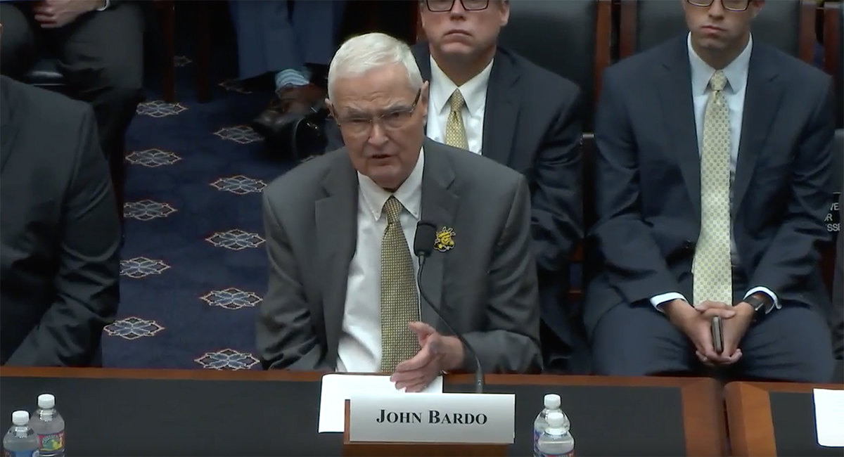 Bardo at Congressional Hearing