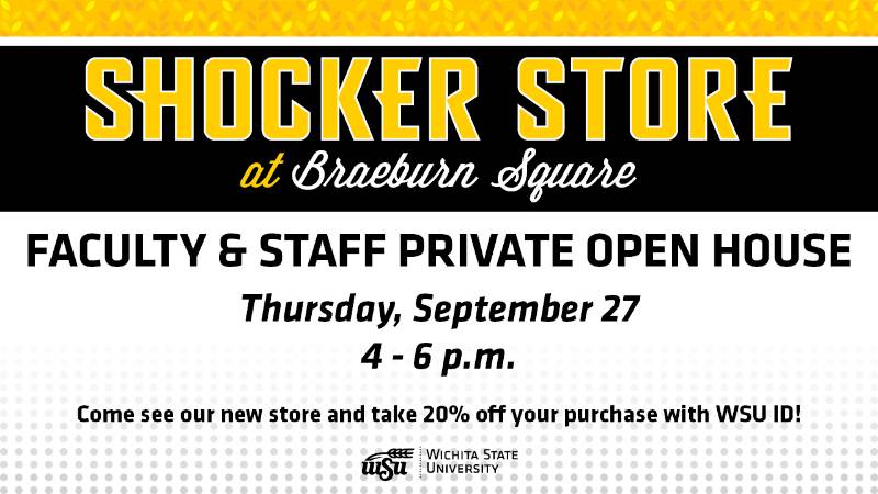 Shocker Store opening for faculty and staff