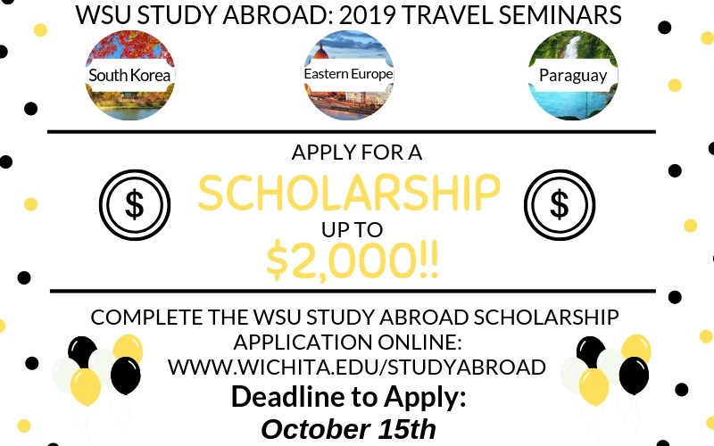 Travel Seminar Scholarships for May 2019