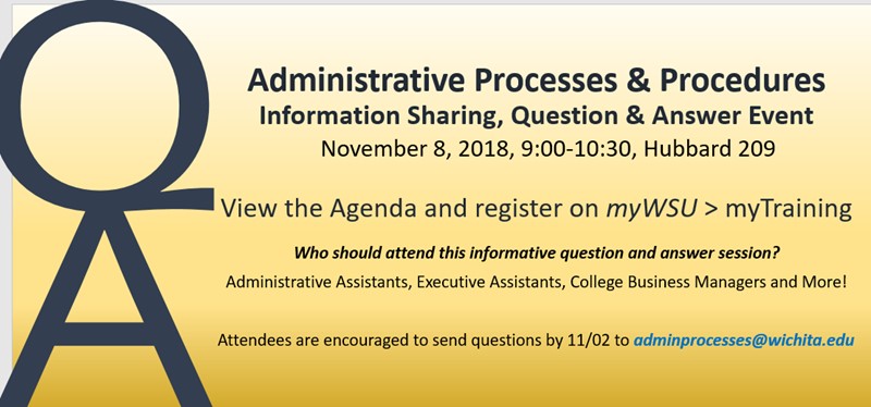 Administrative Processes Nov. 8, 2018