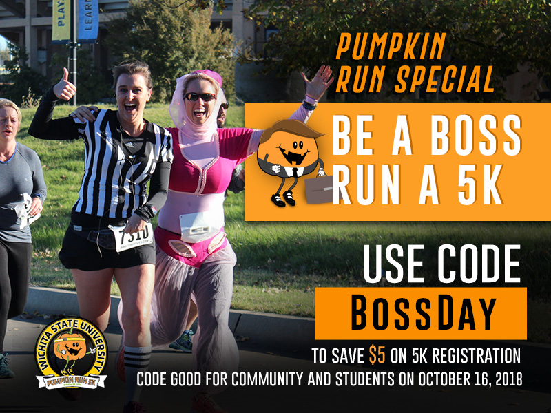 Boss' Day Pumpkin Run promo 10/16/18