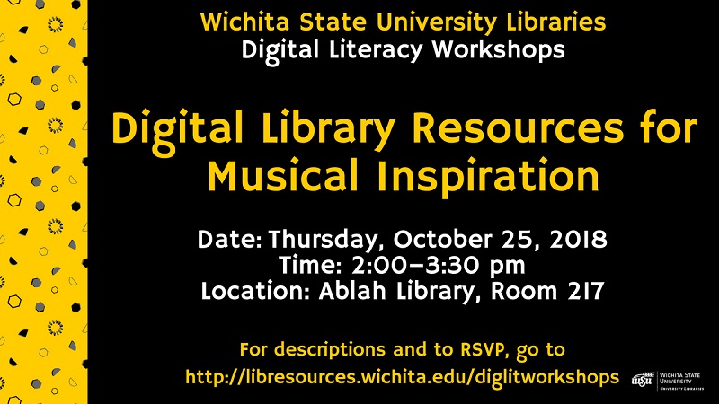 Library Workshop Oct. 25, 2018