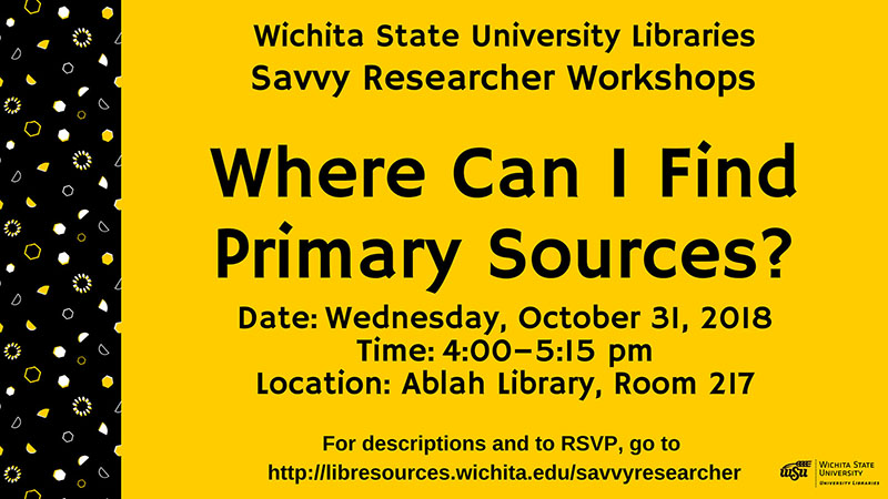 Library workshop Oct. 31, 2018