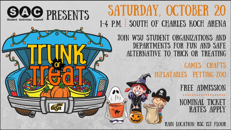 Trunk or Treat Oct. 20, 2018