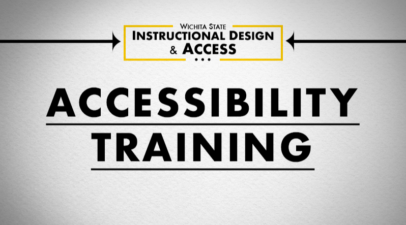 Accessibility Training