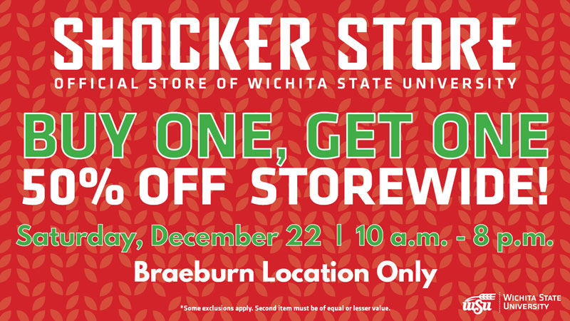 Buy one, get one 50 percent off Dec. 22, 2018