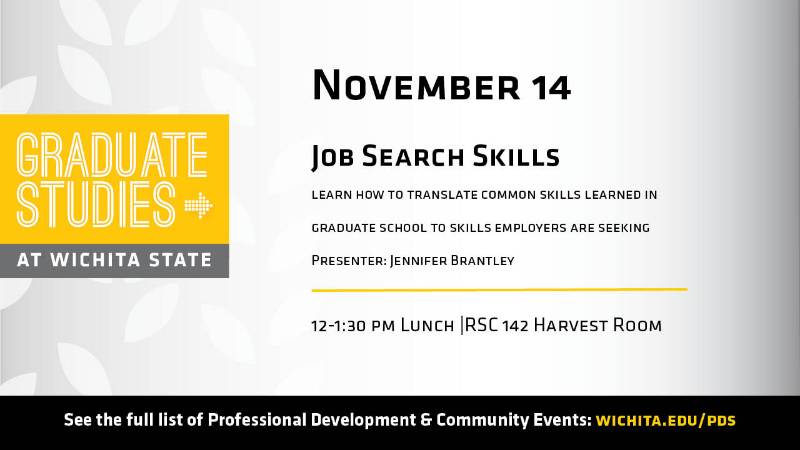 Job Search Skills Nov. 14, 2018