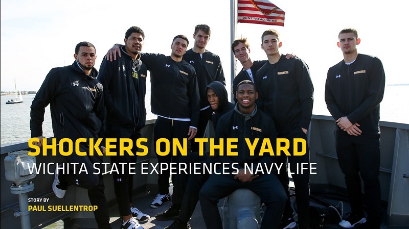 Men's basketball visits Navy