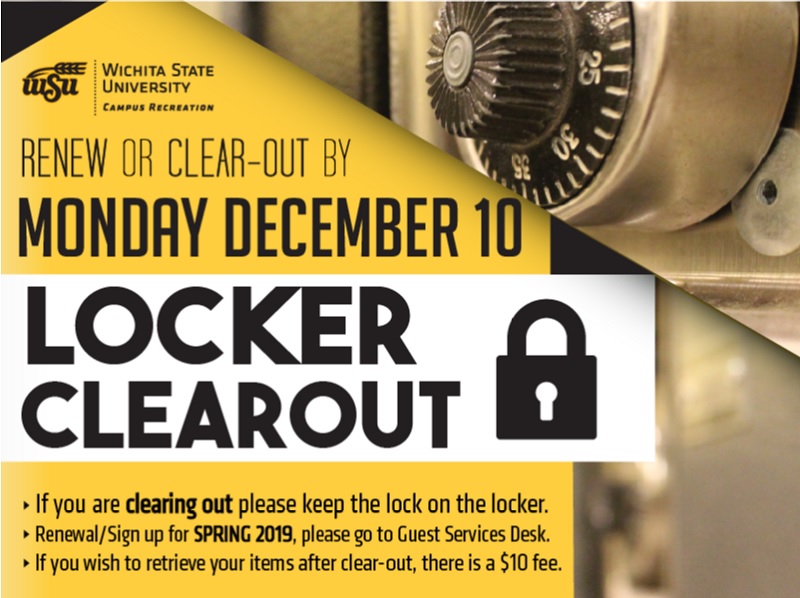 Locker Clearout Dec. 10, 2018