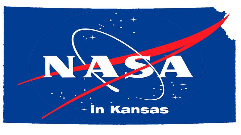NASA in Kansas logo