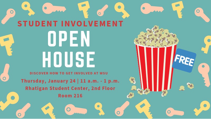 Student Involvement Open House Jan. 24, 2019