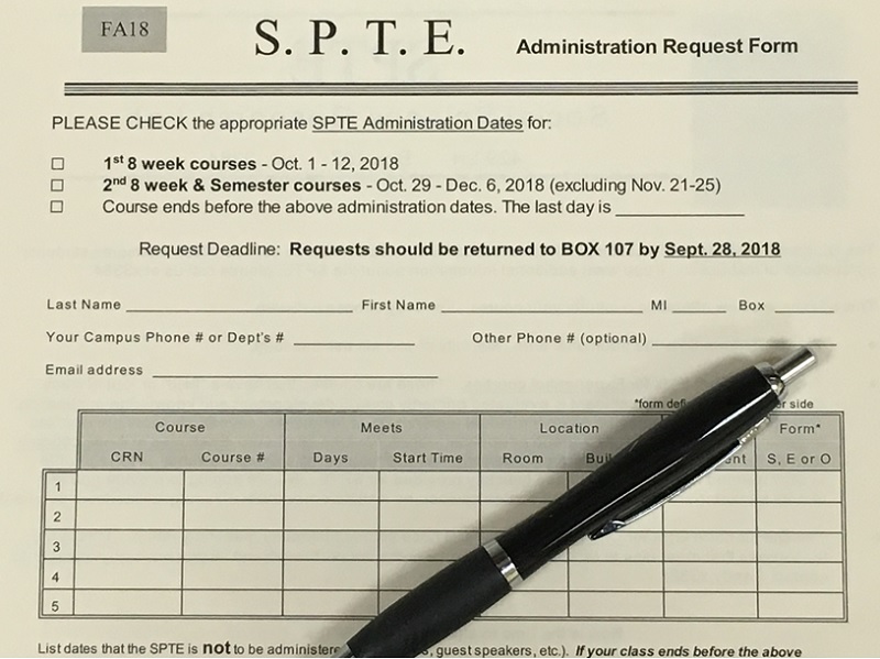 SPTE Request Form