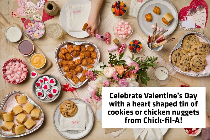 Valentine's cookies Chick-fil-A Feb. 2019