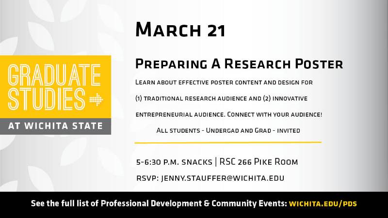 Graduate School event March 21, 2019