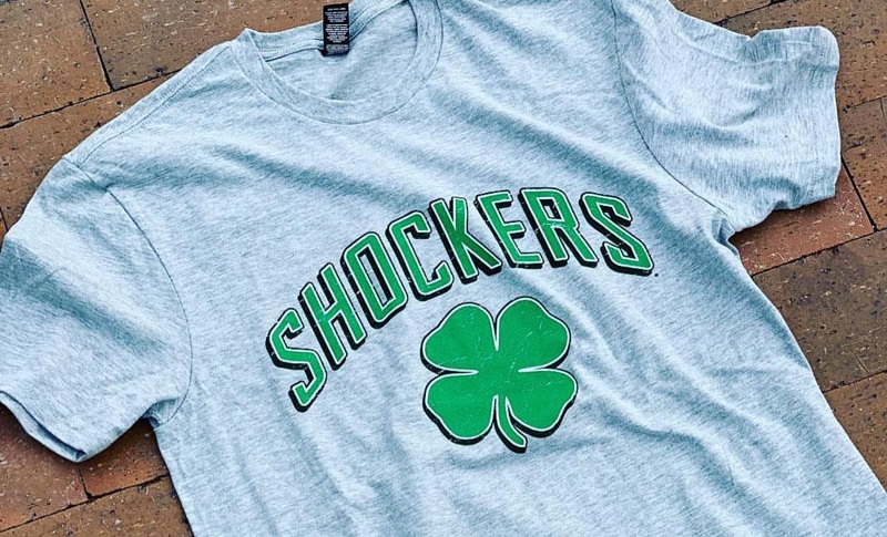 St. Patty shirts in Shocker Store 2019