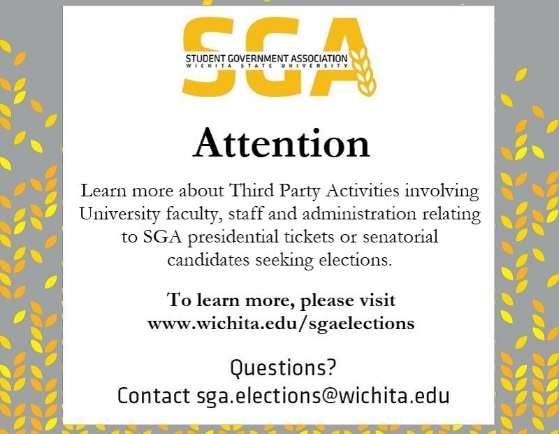 Third party activities SGA election 2019