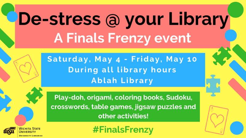 De-stress @ your Library May 2019
