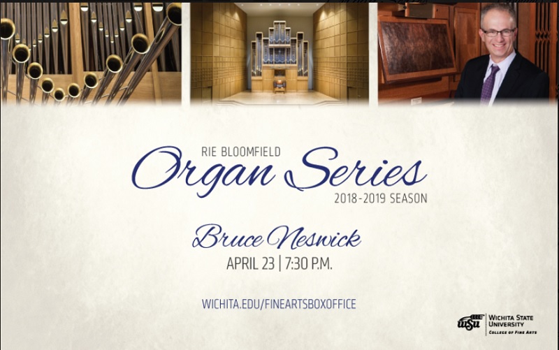 Bruce Neswick organ on April 23, 2019