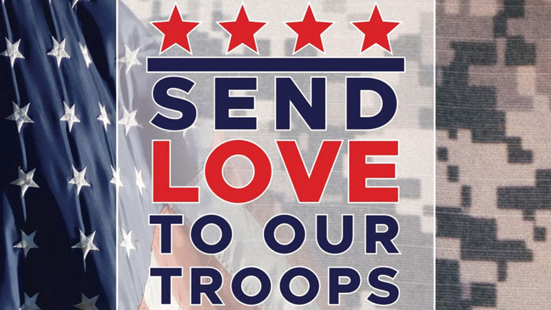 Send love to our troops