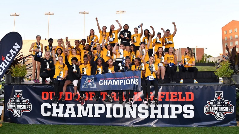 Women win AAC outdoor track title