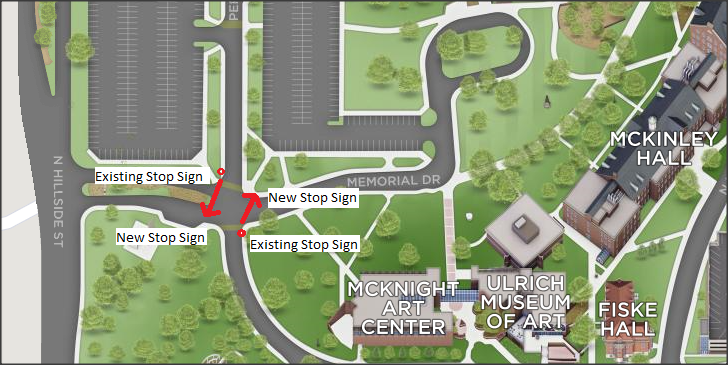 Memorial Drive map