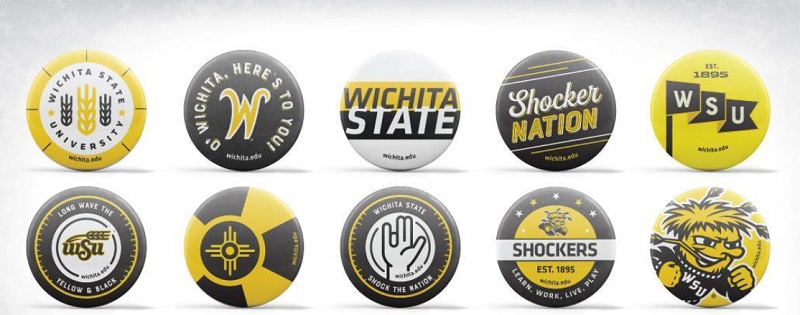 Shocker-themed button order fall 2019