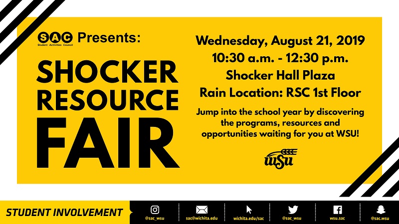 Shocker Resource Fair Aug. 21, 2019