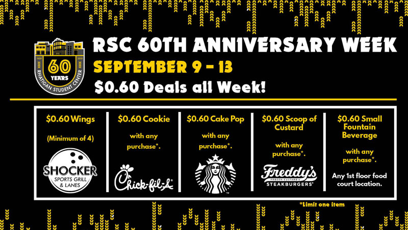 RSC 60th Anniversary deals week of Sept. 9, 2019