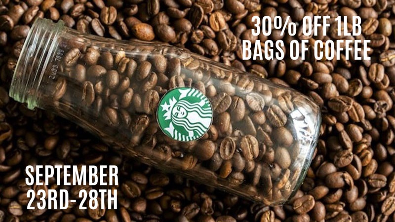 Starbucks Coffee Sale Sept. 2019