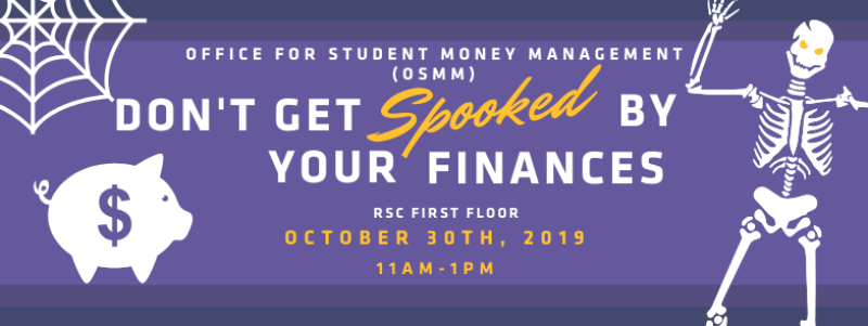 Don't get spooked by finances Oct. 2019