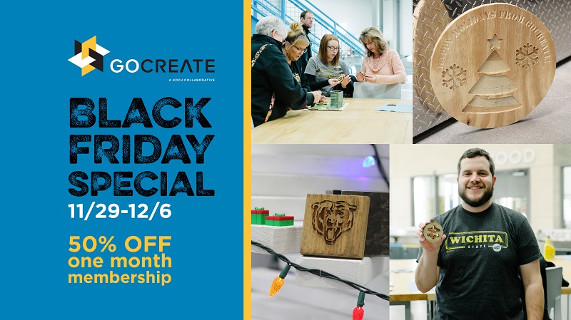 GoCreate Black Friday membership Dec. 2019