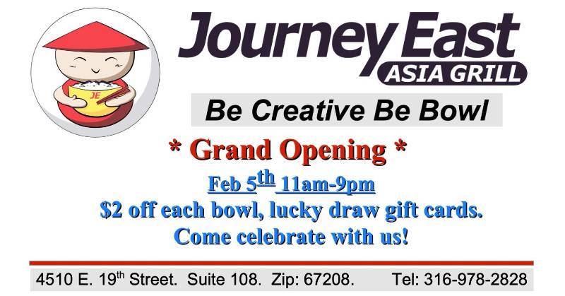 Journey East Grand Opening Feb. 5, 2020