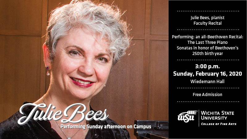 Julie Bees recital Feb. 16, 2020