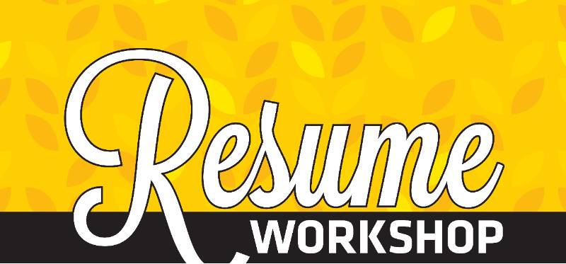 Resume Workshop Jan. 31, 2020