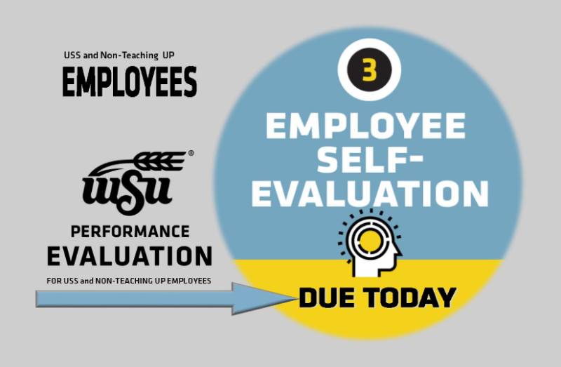 Employee self-evaluation due today Jan. 31, 2020