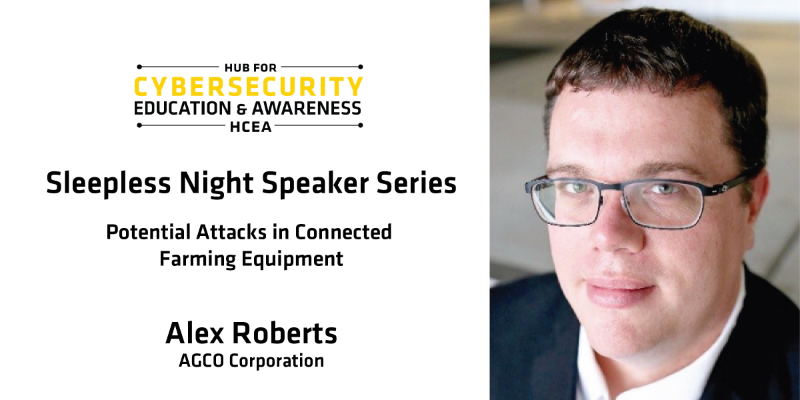 Cybersecurity talk Alex Roberts Feb. 26, 2020