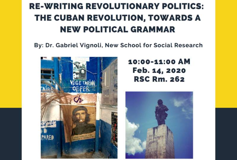 Cuban revolution talk Feb. 14, 2020