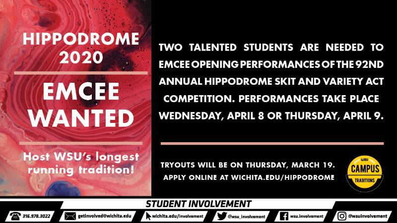 Emcees wanted for Hippodrome 2020