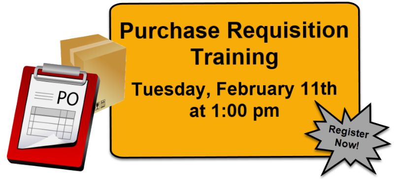 Purchase Requisition Training Feb. 11, 2020