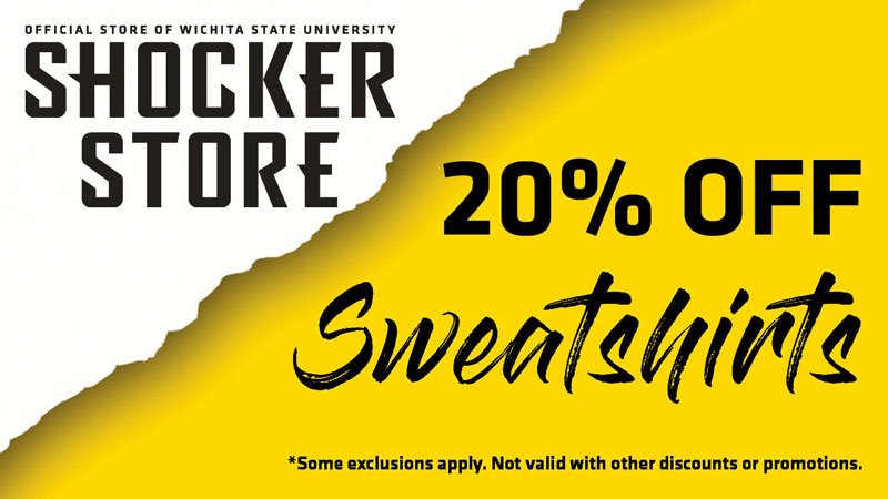 Sale on sweatshirts Feb. 16, 2020