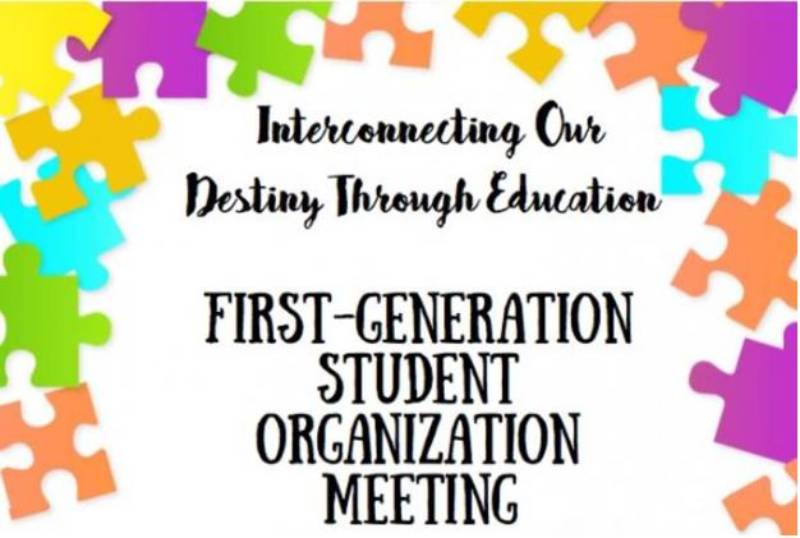 First-Gen Student Org. Meeting March 6, 2020