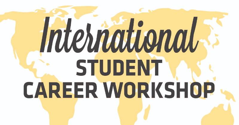 International Student Career Workshop March 2020