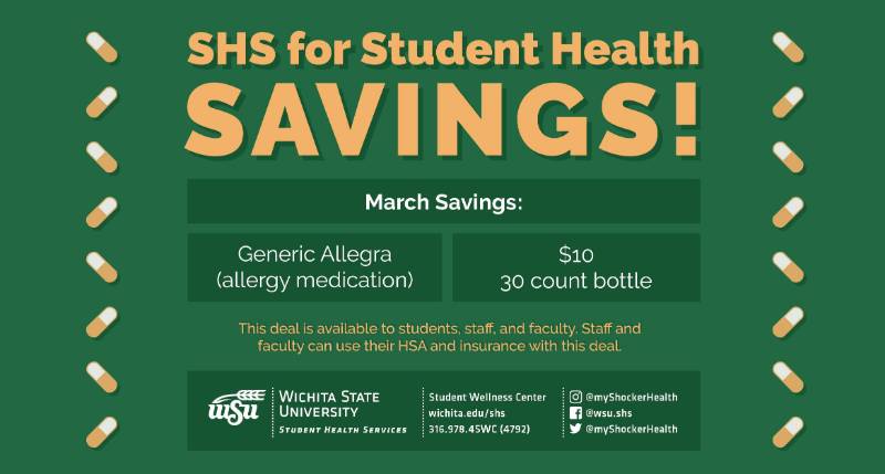 Student Health OVC meds March 2020