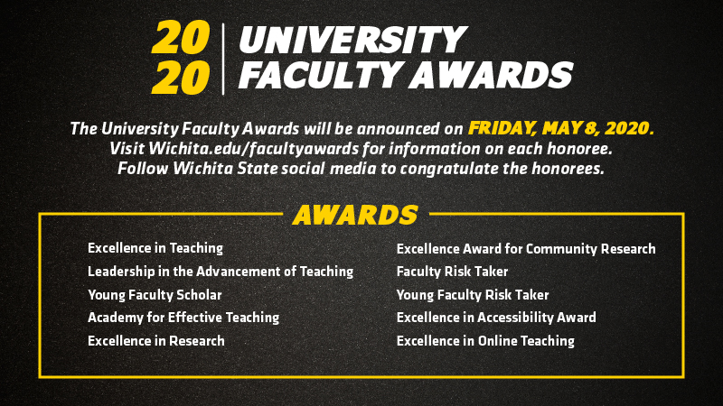 Faculty Awards on May 8, 2020