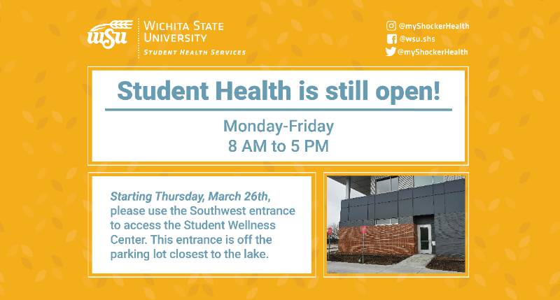 Student Health open